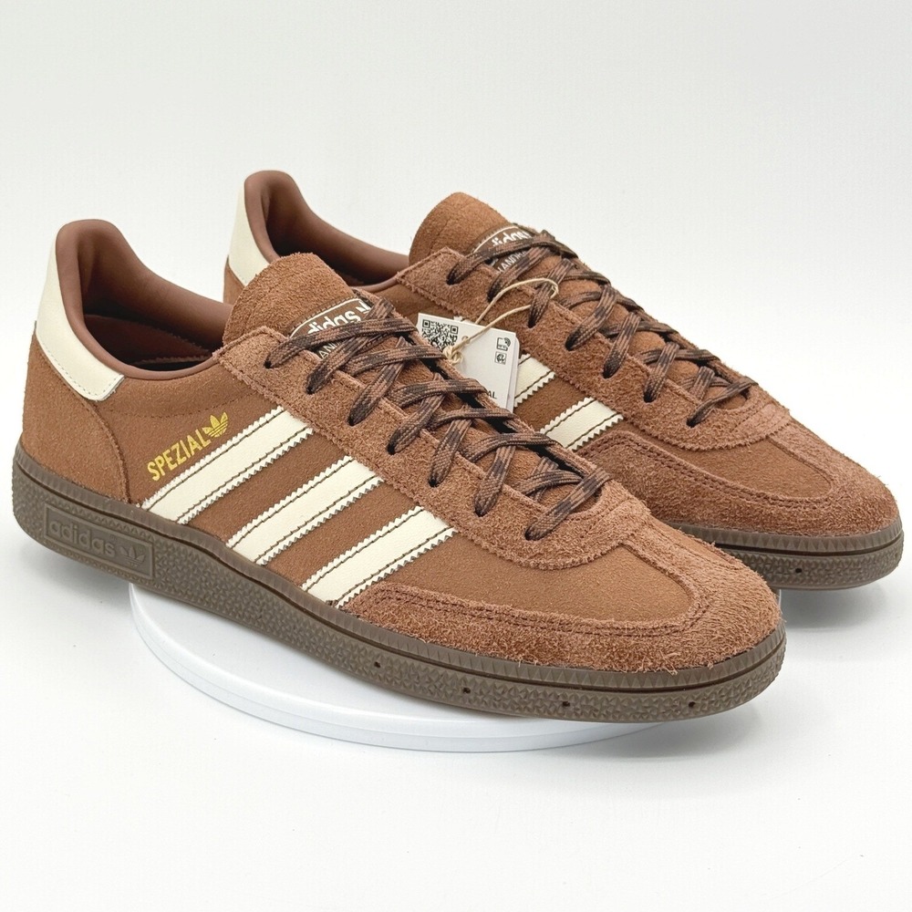Adidas Handball Spezial Size 7.5 Mens Brown White Gum KJ6016 - NEW